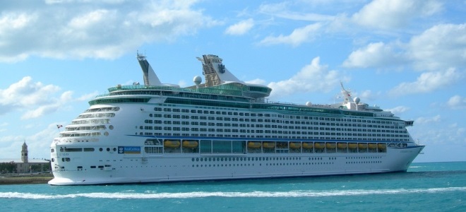 Royal Caribbean Kreuzfahrtschiff in Bermuda